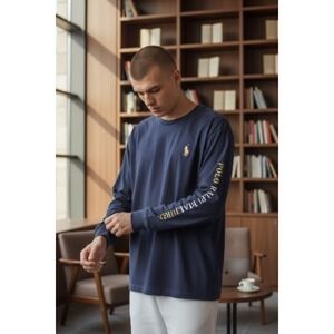 Polo Ralph Lauren Long Sleeve. Size XL Tall. Blue And Gold